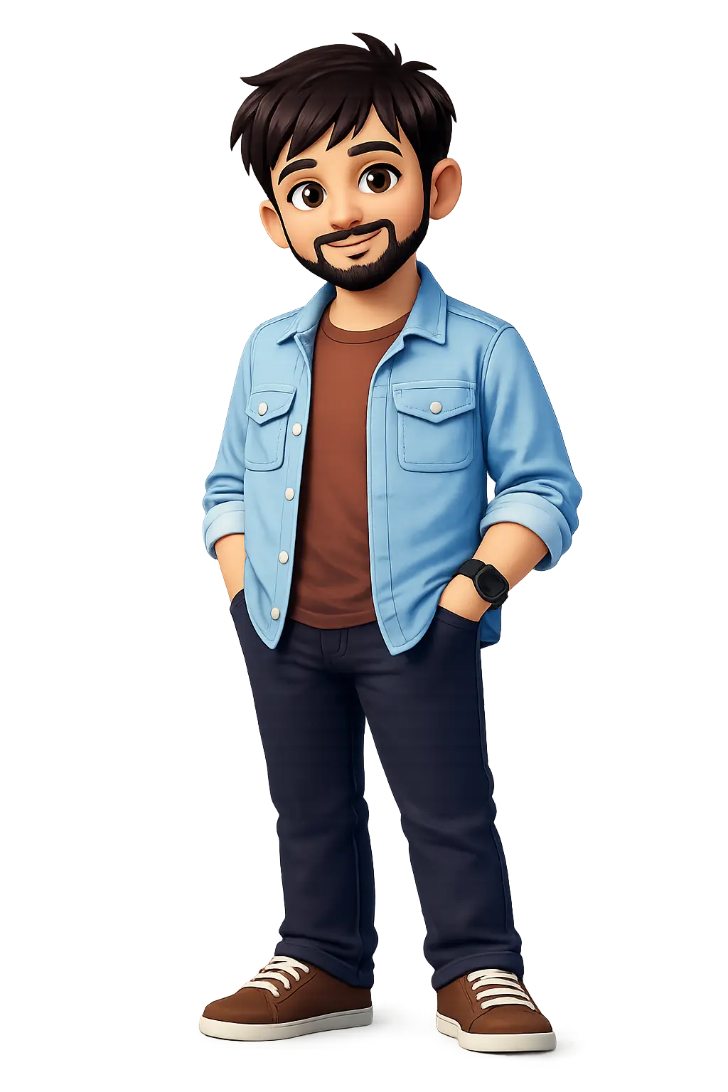 Tejas Rana animated character